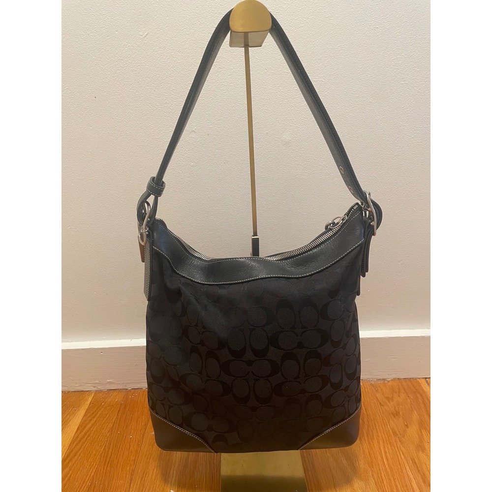 Coach Chelsea Signature Canvas and Leather Convertible Strap Style 6346 Y2K